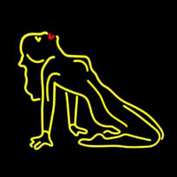 Orange Se y Girl Dance Neonkyltti