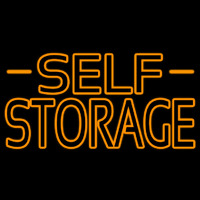 Orange Self Storage Block With Border Neonkyltti