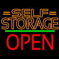 Orange Self Storage Block With Open 1 Neonkyltti