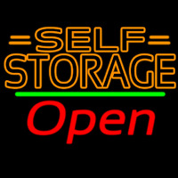 Orange Self Storage Block With Open 2 Neonkyltti