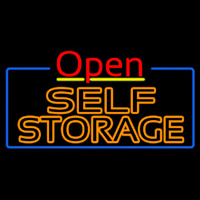 Orange Self Storage Block With Open 4 Neonkyltti