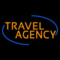 Orange Travel Agency Neonkyltti