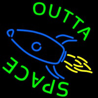 Outta Space Neonkyltti