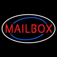 Oval Mailbo  Deco Style Neonkyltti