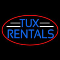Oval Tu  Rental Neonkyltti