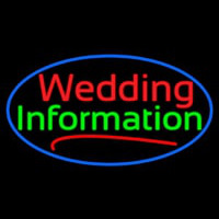 Oval Wedding Information Neonkyltti
