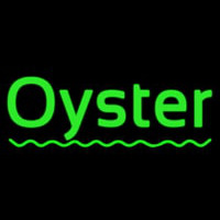 Oysters Green Line Neonkyltti