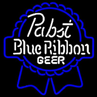 Pabst Blue White Ribbon Beer Sign Neonkyltti