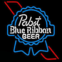 Pabst Skyblue Red Ribbon Beer Sign Neonkyltti