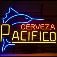 Pacifico Clara Mexican Cerveza Neon Lasi Baari Pubi Kyltti