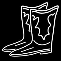 Pair Of Boots Logo Neonkyltti