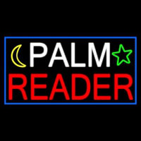 Palm Reader With Blue Border Neonkyltti