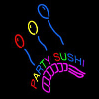 Party Sushi Neonkyltti