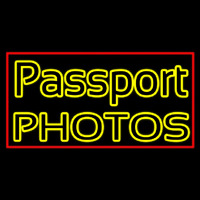 Passport Photos Block Neonkyltti
