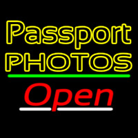 Passport Photos Block With Open 3 Neonkyltti
