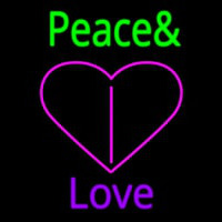 Peace And Love Neonkyltti
