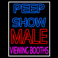 Peepshow Male Viewing Booth Neonkyltti