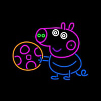 Peppa Pig Clip Neonkyltti