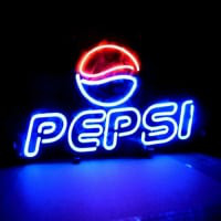 Pepsi Soda Olut Baari Avoinna Neonkyltti