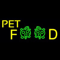 Pet Food With Logo Neonkyltti