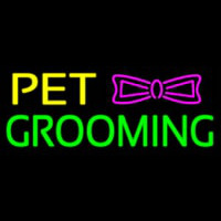 Pet Grooming Logo Neonkyltti