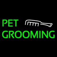 Pet Grooming With White Logo Neonkyltti