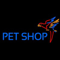 Pet Shop Parrot Neonkyltti