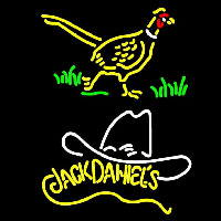Pheasant and Jack Daniels Yellow Neonkyltti