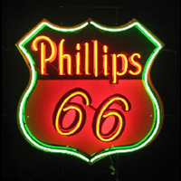 Phillips 66 Gasoline Neonkyltti