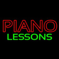 Piano Lessons Neonkyltti