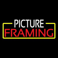 Picture Framing With Border Logo Neonkyltti