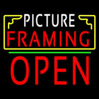 Picture Framing With Frame Open 1 Logo Neonkyltti