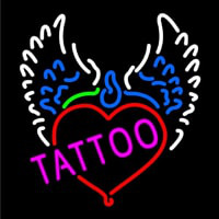 Piercing Tattoo Addiction Logo Neonkyltti