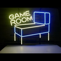 Pinball Game Room Neonkyltti