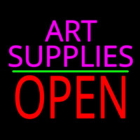 Pink Art Supplies Block With Open 2 Neonkyltti