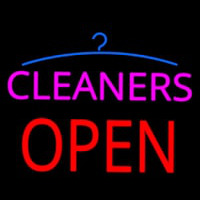 Pink Cleaners Block Open Neonkyltti