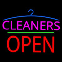 Pink Cleaners Block Open Neonkyltti