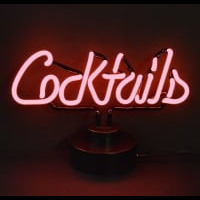 Pink Cocktails Desktop Neonkyltti