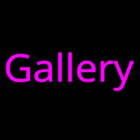 Pink Cursive Gallery Neonkyltti