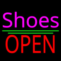 Pink Cursive Shoes Open Neonkyltti