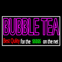 Pink Double Stroke Bubble Tea Neonkyltti