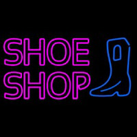 Pink Double Stroke Shoe Shop Neonkyltti
