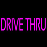 Pink Drive Thru Neonkyltti