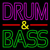 Pink Drum And Green Bass Neonkyltti