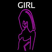 Pink Girl Strip Club Neonkyltti