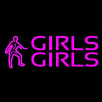 Pink Girls Girls Girls Neonkyltti