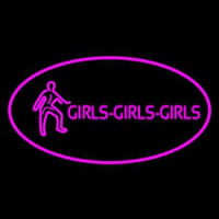 Pink Girls Girls Girls Neonkyltti
