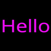 Pink Hello Neonkyltti