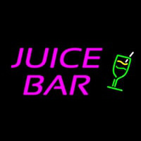 Pink Juice Bar Logo Neonkyltti