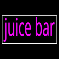 Pink Juice Bar With White Border Neonkyltti